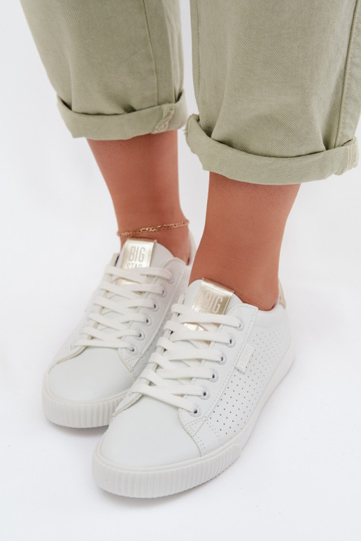 Women's Eco Leather Sneakers Big Star TT274020 White