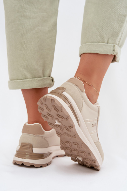 Women's Sneakers Sports Shoes Big Star TT274876 HI-POLY SYSTEM Beige