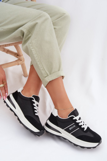 Women's Sneakers Sports Shoes Big Star TT274877 HI-POLY SYSTEM Black