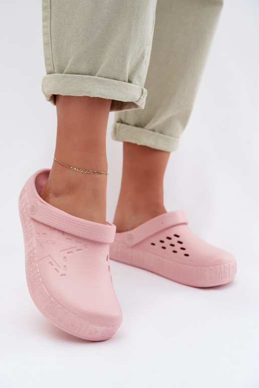 Women's Foam Chodaki Slides Big Star TT274A080 Pink