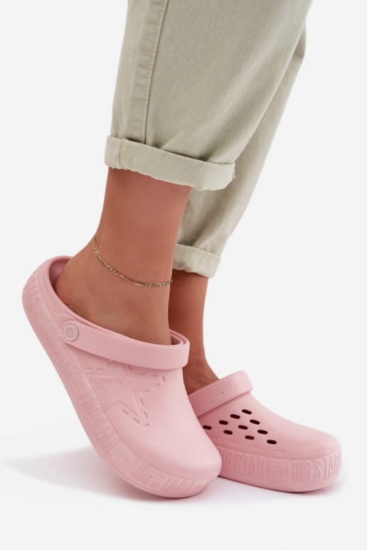 Women's Foam Chodaki Slides Big Star TT274A080 Pink