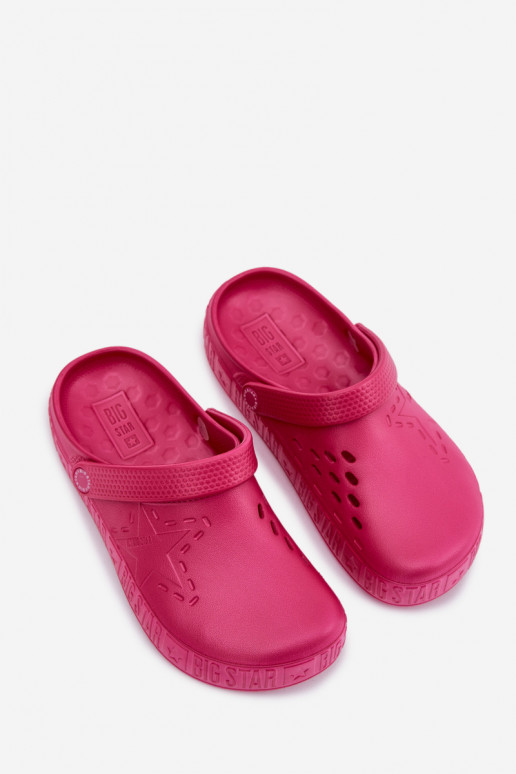 Women's Foam Clogs Big Star TT274A082 Fuchsia