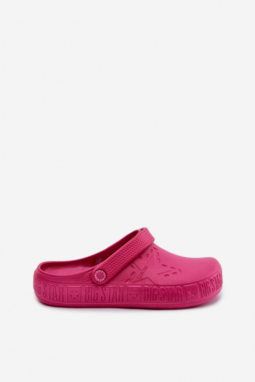 Women's Foam Clogs Big Star TT274A082 Fuchsia