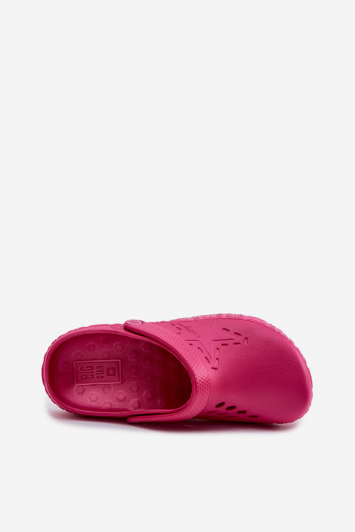 Women's Foam Clogs Big Star TT274A082 Fuchsia
