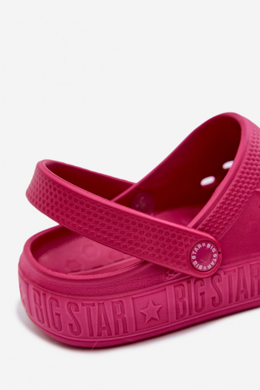 Women's Foam Clogs Big Star TT274A082 Fuchsia