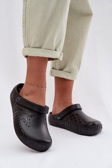 Women's Foam Chodaki Slides Big Star TT274A084 Black