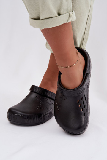 Women's Foam Chodaki Slides Big Star TT274A084 Black 2