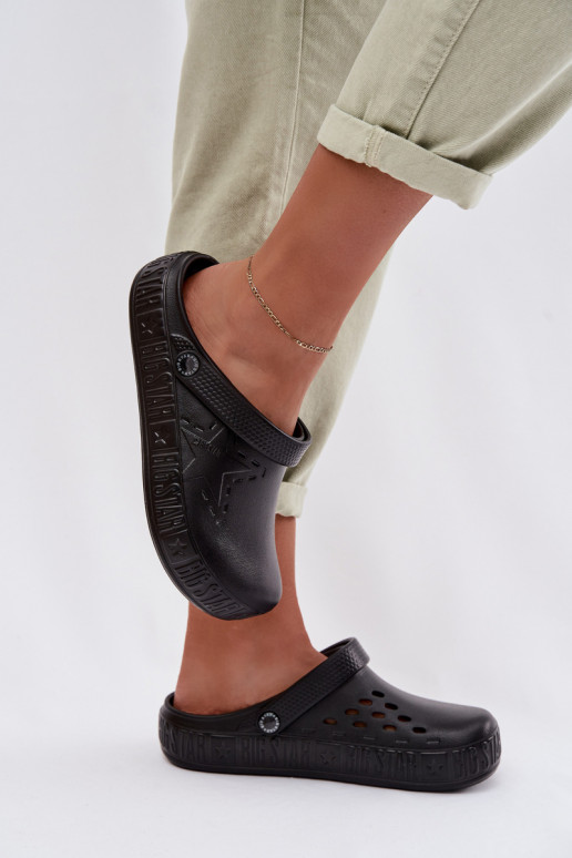Women's Foam Chodaki Slides Big Star TT274A084 Black