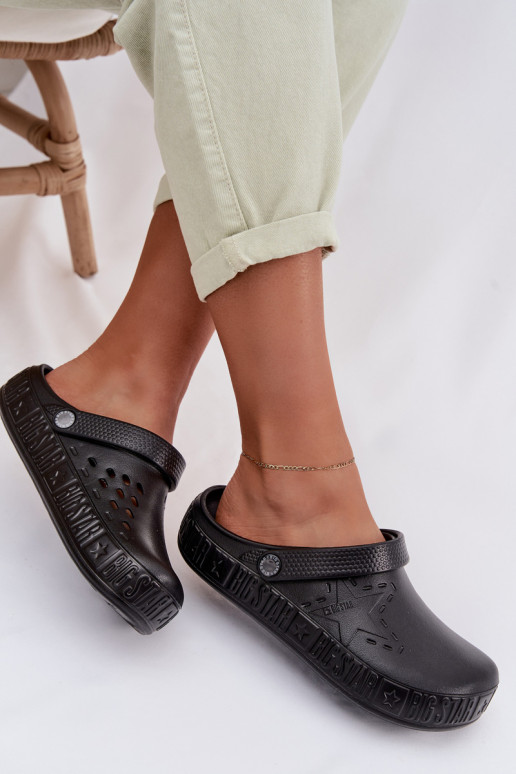 Women's Foam Chodaki Slides Big Star TT274A084 Black