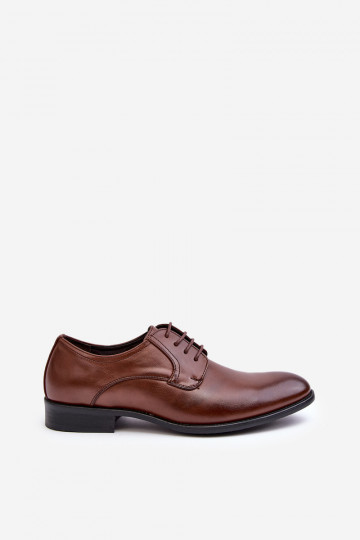 Men's Leather Half-Boots Brown Harene 2