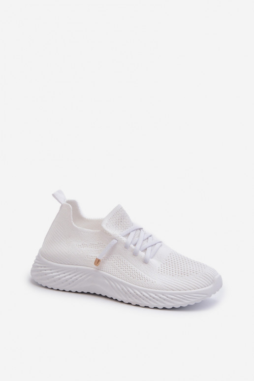 White Women's Slip-On Sports Shoes Jagelia