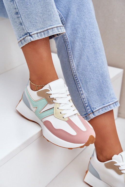 Buty Sportowe Sneakersy Damskie Multikolor Britma