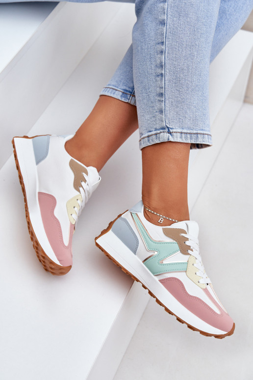 Buty Sportowe Sneakersy Damskie Multikolor Britma