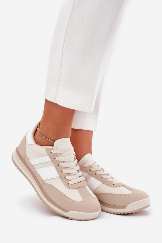 Womens Sports Shoes Sneakers Panther Beige Galabis