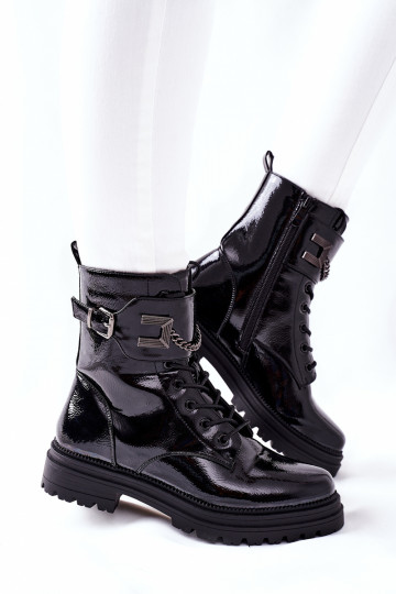 Women's Insulated Worker Boots Black Vanquish 2