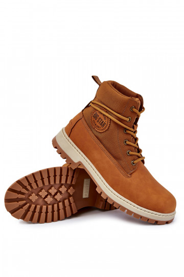 Men's Boots Memory Foam Big Star KK174203 Camel 2