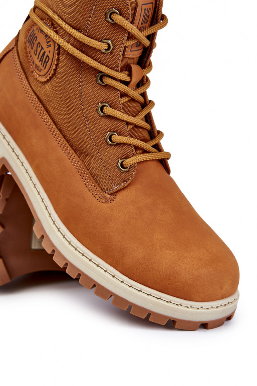 Men's Boots Memory Foam Big Star KK174203 Camel