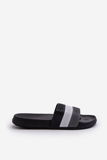 Classic Men's Slippers with Straps Grey Sylri 2