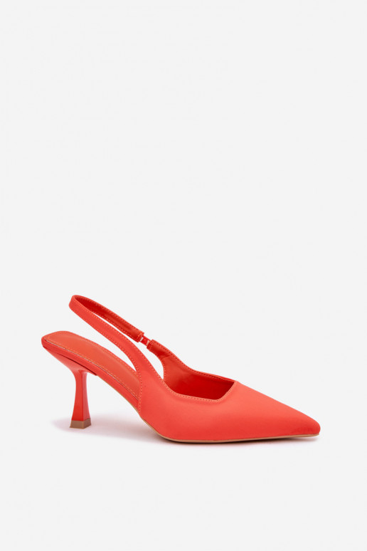 Women's Stiletto Sandals Orange Lunira