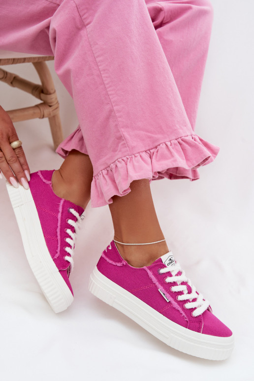 Trampki Damskie Na Platformie O`NEILL SPINNA C WOMEN LOW 90261009.06R Fuksja