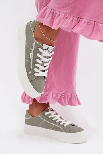 Trampki Damskie Na Platformie O`NEILL SPINNA C WOMEN LOW 90261009.05Z Zielone