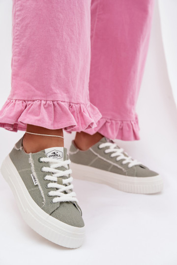 Trampki Damskie Na Platformie O`NEILL SPINNA C WOMEN LOW 90261009.05Z Zielone 2