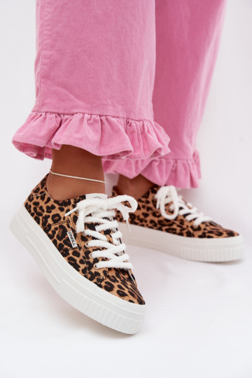 Women's Platform Sneakers O`NEILL SPINNA C WOMEN LOW 90261009.92A Leopard 2