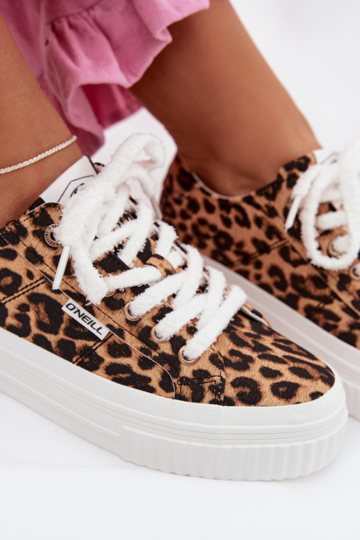 Trampki Damskie Na Platformie O`NEILL SPINNA C WOMEN LOW 90261009.92A Panterka