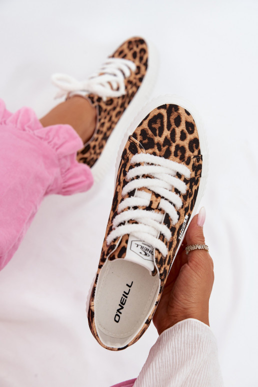 Trampki Damskie Na Platformie O`NEILL SPINNA C WOMEN LOW 90261009.92A Panterka