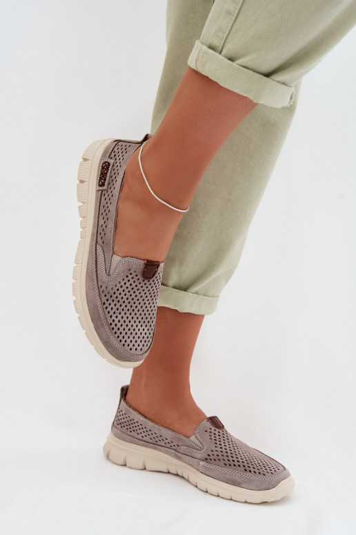 Openwork Suede Shoes Ravinette