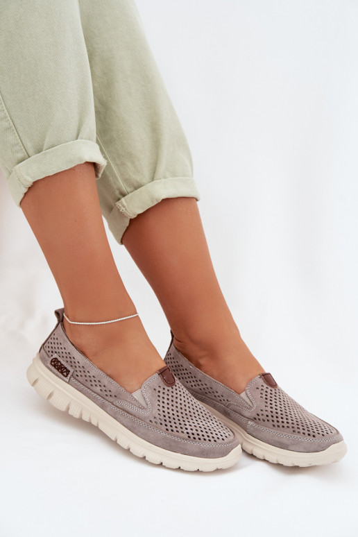 Openwork Suede Shoes Ravinette