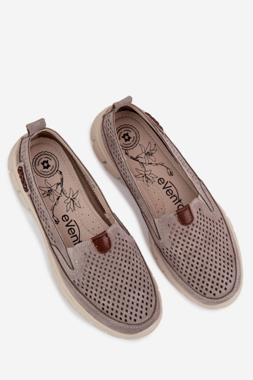 Openwork Suede Shoes Ravinette