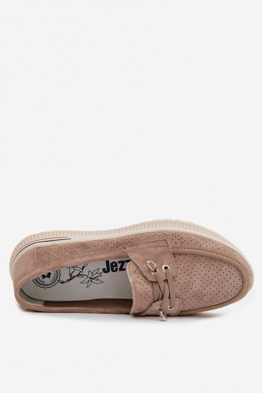 Beige Suede Loafers Selorette