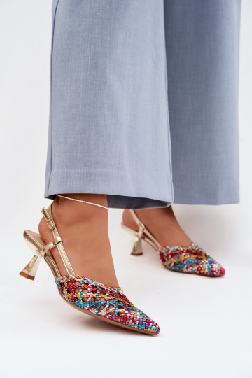 Women's Plecione Heeled Sandals Multicolored Selinae 2