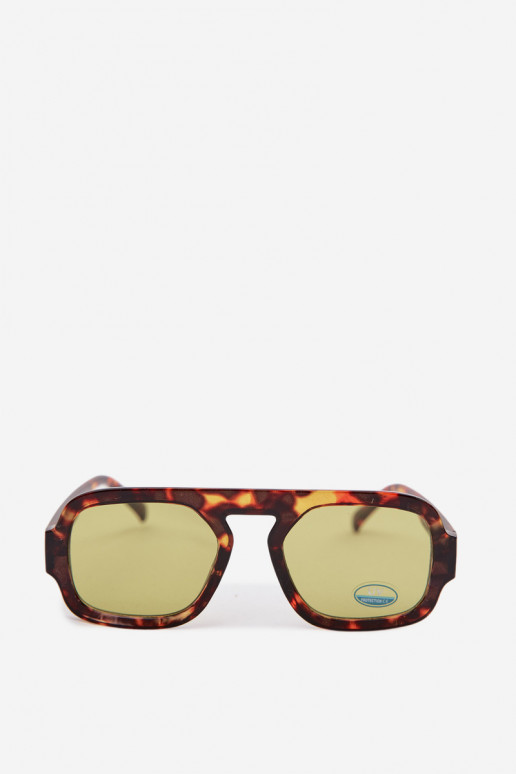 Women's Sunglasses With UV Filter Brown-Green