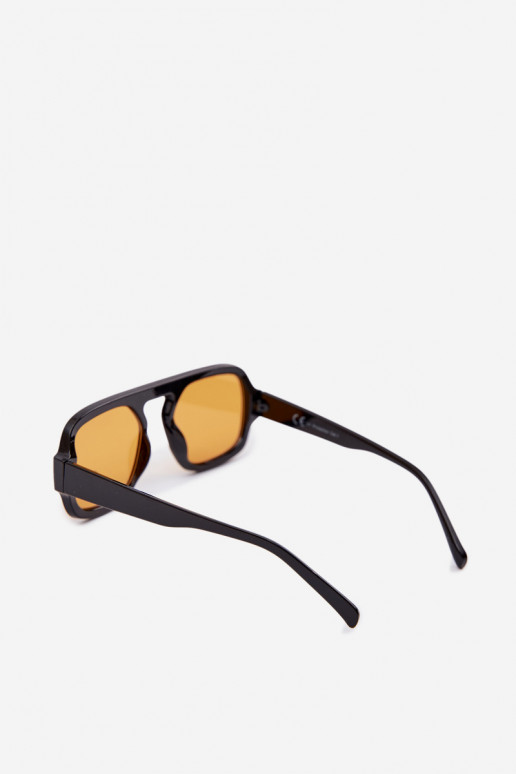 Women's Sunglasses with UV Filter Black-Orange