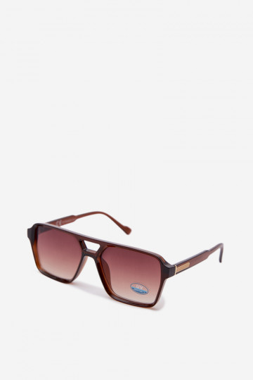 Women's Sunglasses With Gold Detail Brown