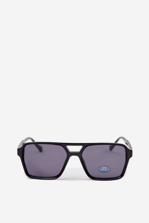 Women's Sunglasses With Gold Detail Black