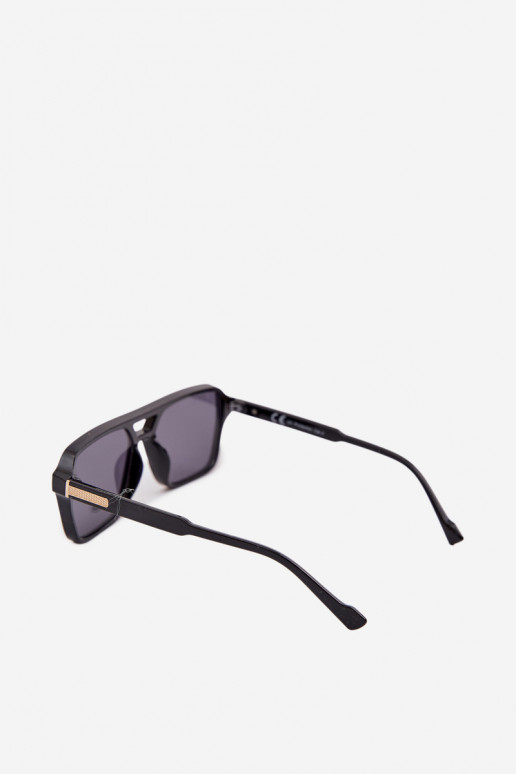 Women's Sunglasses With Gold Detail Black