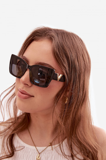 Women's Cat Eye Sunglasses Black 2