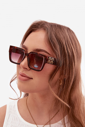 Women's Dark Brown Sunglasses 2