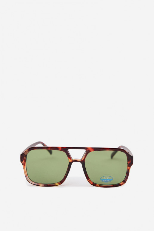 Women's Brown-Green Sunglasses