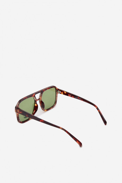 Women's Brown-Green Sunglasses