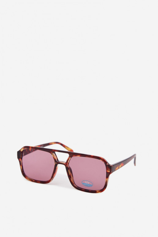 Women's Brown-Pink Sunglasses