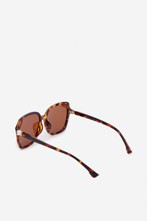 Women's Sunglasses With Crystals Brown