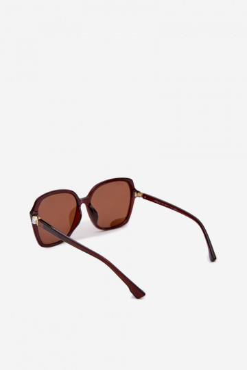 Women's Sunglasses With Crystals Brown 2