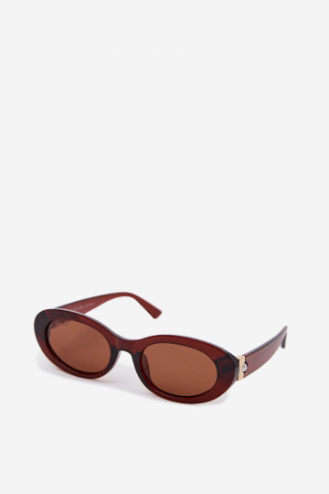 Women's Sunglasses With Pearls Brown