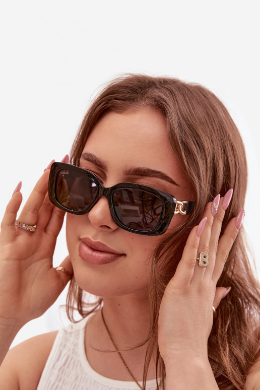 Women's Sunglasses With Pearls Black