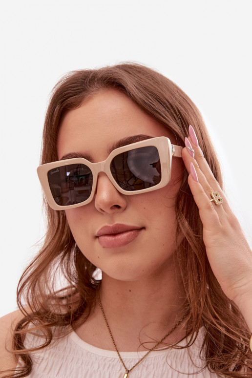 Women's Beige Sunglasses