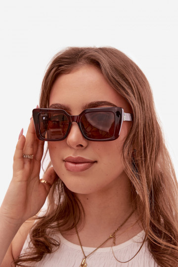 Women's Brown Sunglasses 2